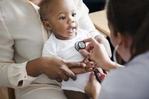 Baby's visit to the doctor | Melissa Graham-Hurd & Associates