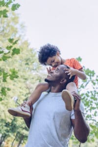 dad and son