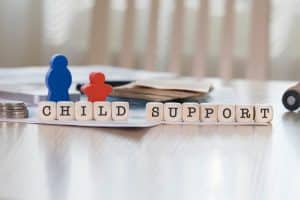Child Support Enforced Concept
